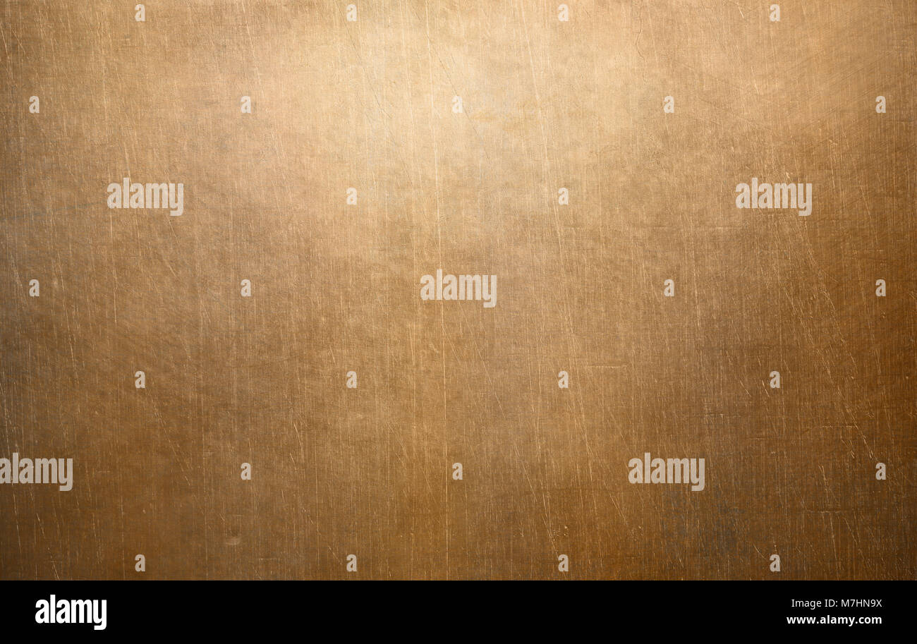 Vieux bronze ou cuivre plaque metal texture Banque D'Images