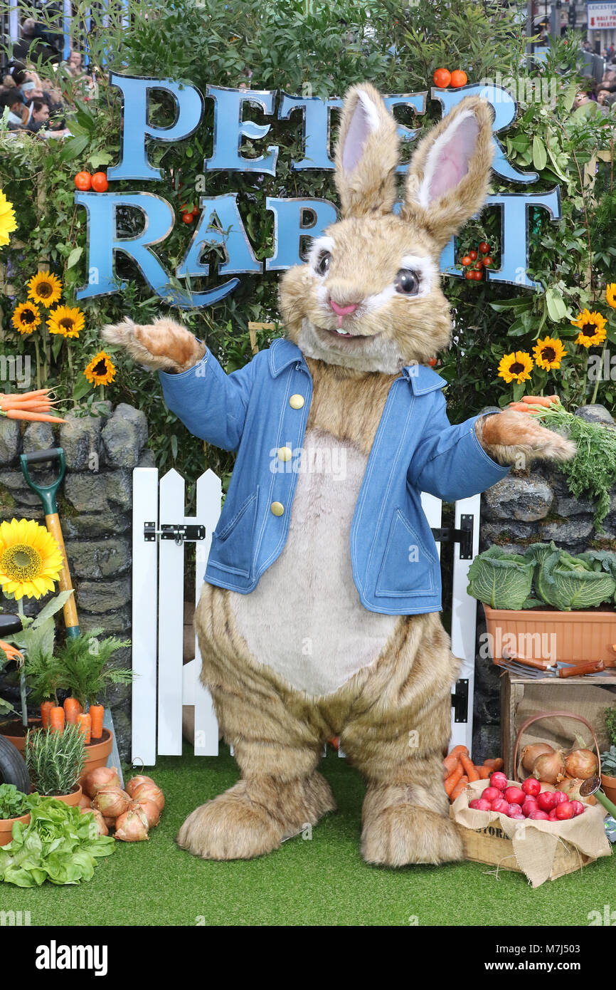 Londres, Royaume-Uni. 11 mars, 2018. Peter Rabbit - UK Gala d'avant, Leicester Square, Londres, Royaume-Uni, 11 mars 2018, photo de Richard Goldschmidt : Riche de crédit Gold/Alamy Live News Banque D'Images