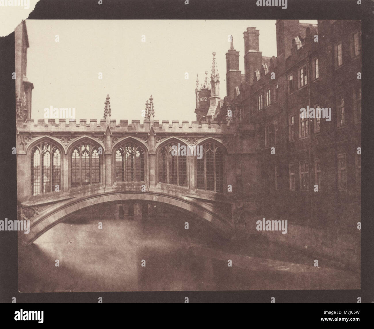 William Henry Fox Talbot, - Cambridge, "Seufzer-Brücke" (Zeno Fotografie) Banque D'Images