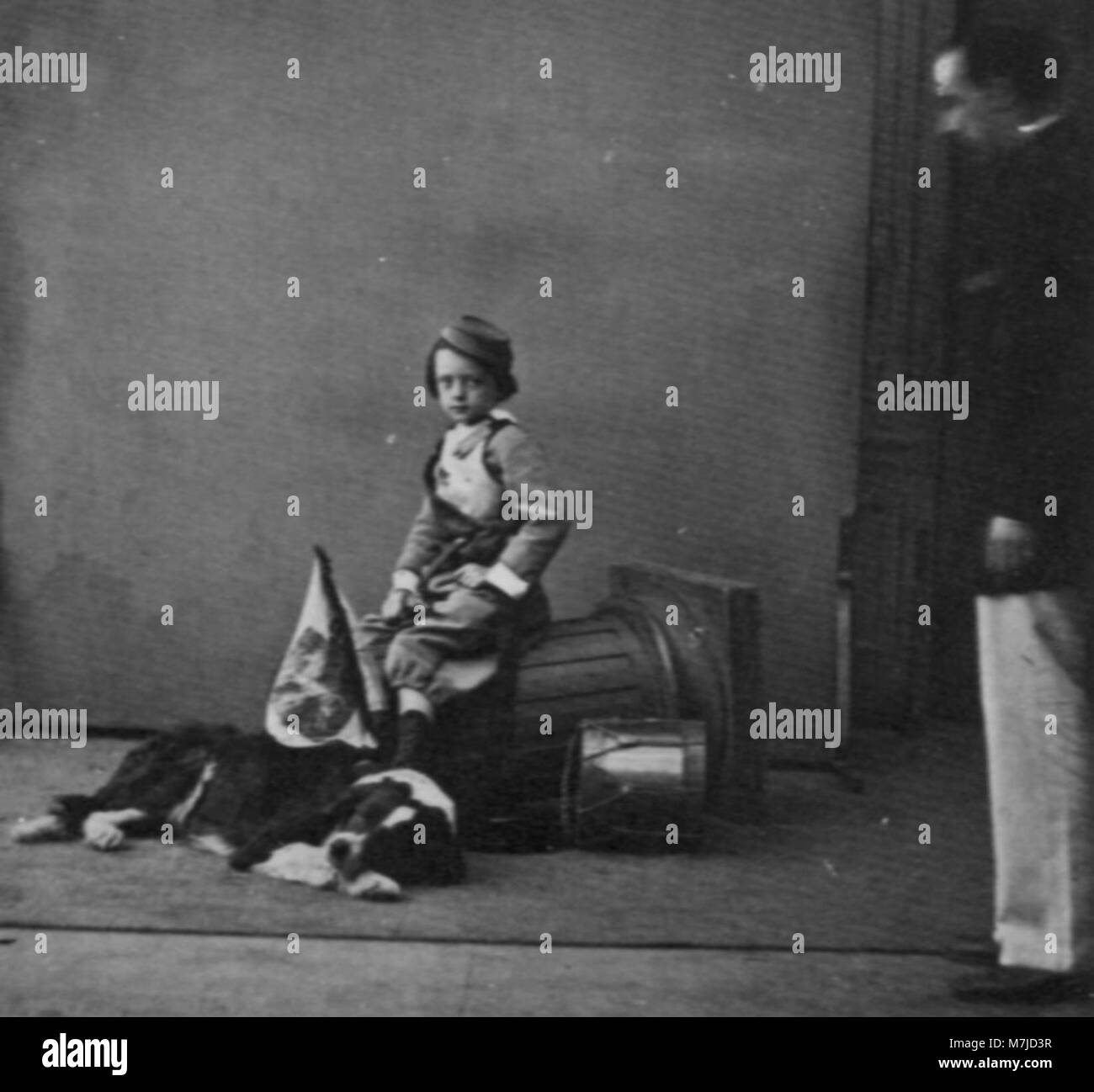 Photographie de Gaspard-Félix Tournachon (dit Paul Nadar), célèbre photographe français et fils de Félix Nadar, prise à la fin du XIXe ou au début du XXe siècle. Banque D'Images