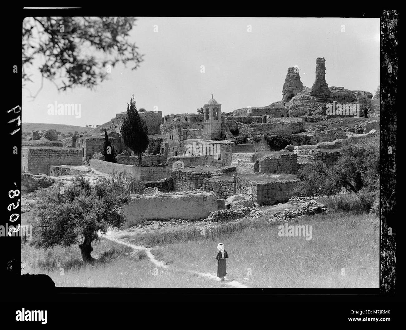 Mont des Oliviers, Bethany, etc. tombeau de Lazare LOC.15101 matpc Banque D'Images