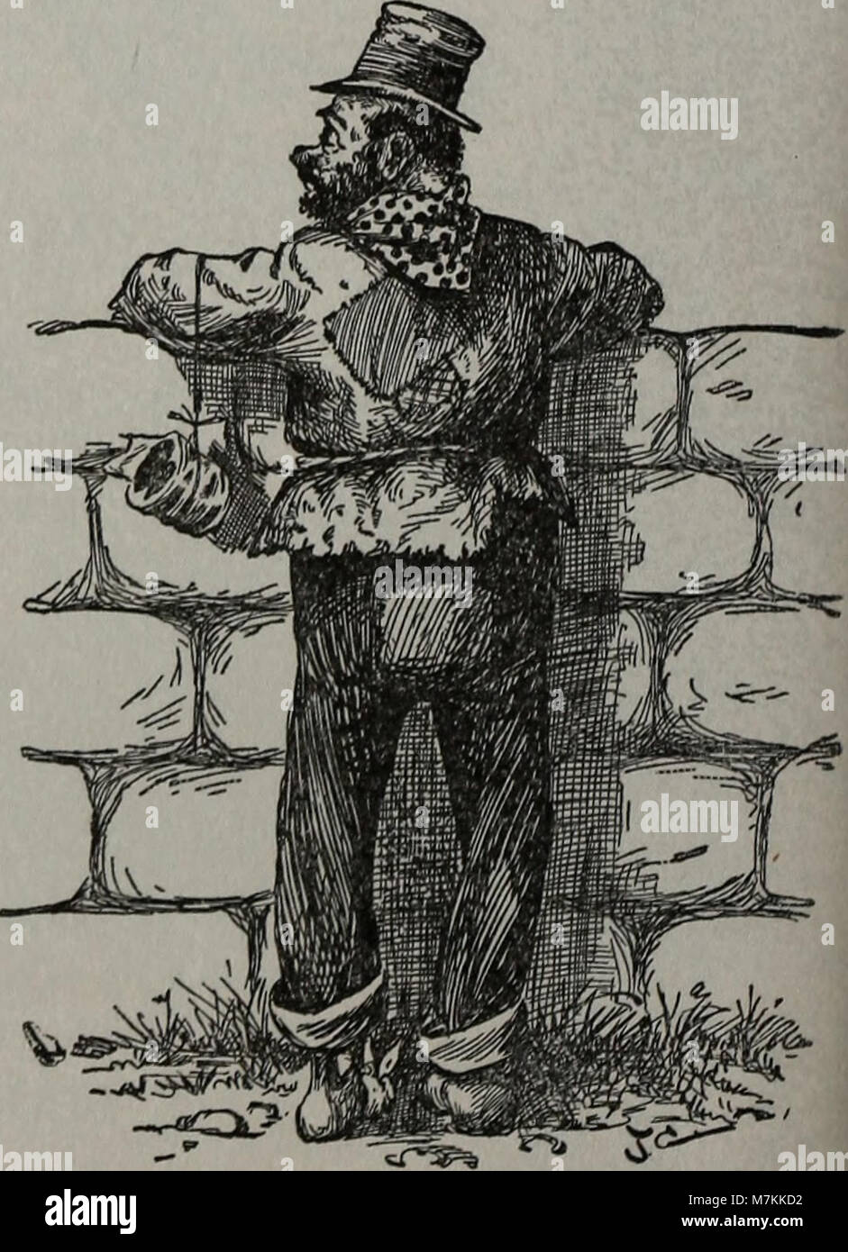 Une édition du début du XXe siècle de 'Blasts from the Ram's Horn', contenant des commentaires illustrés abordant les questions politiques, morales et sociales de l'époque par le biais de satiriques Banque D'Images