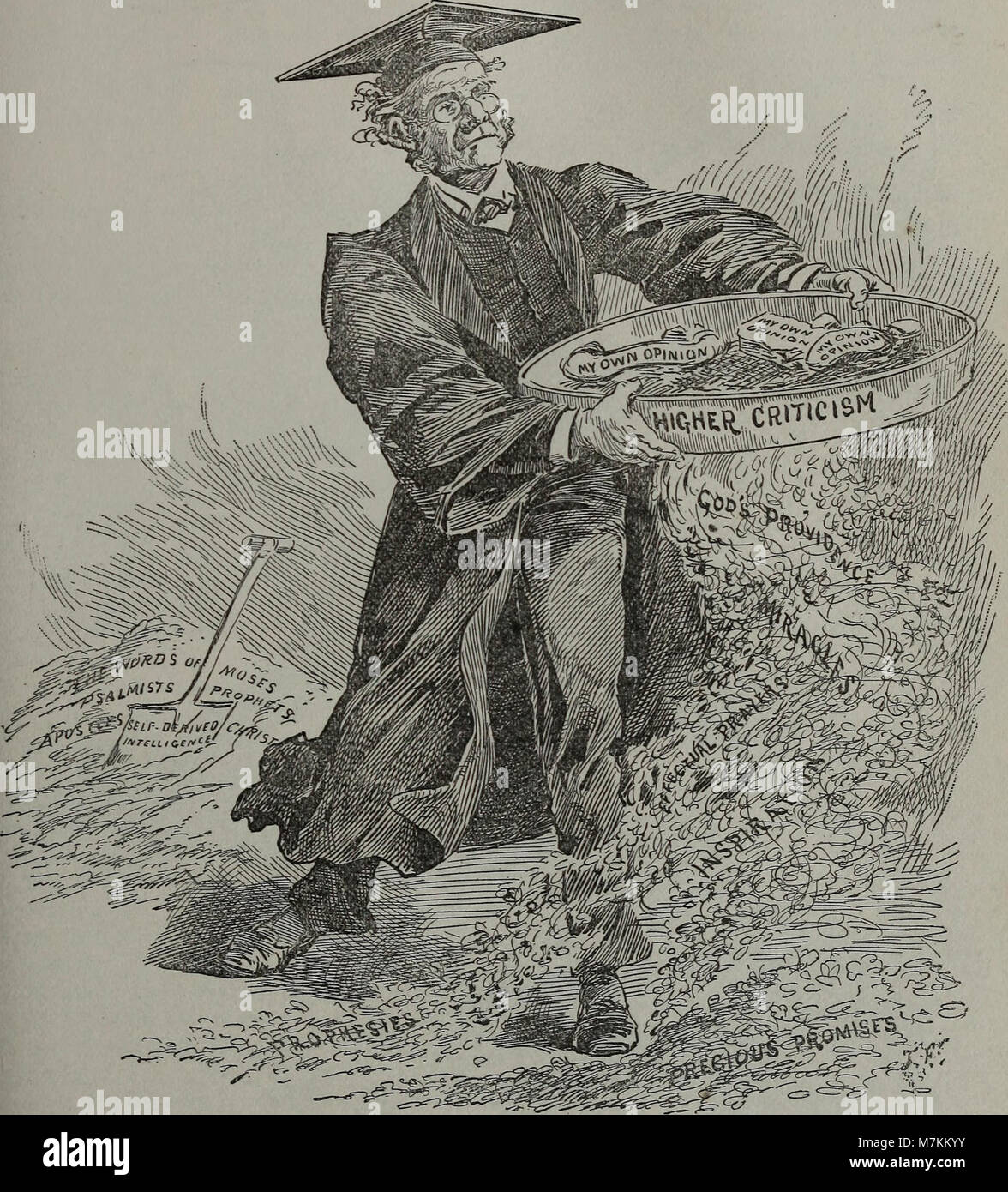 La publication de 1902 Blasts from the Ram’s Horn présente des commentaires moraux et sociaux illustrés du périodique américain The Ram’s Horn, abordant des thèmes réformistes et religieux du début du XXe siècle. Banque D'Images