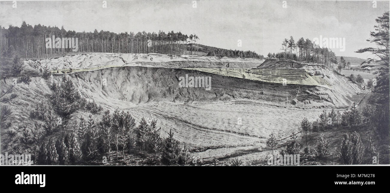 Abhandlungen zur geologischen Specialkarte von Preussen und den Thüringischen Staaten (1894) (16581133298) Banque D'Images