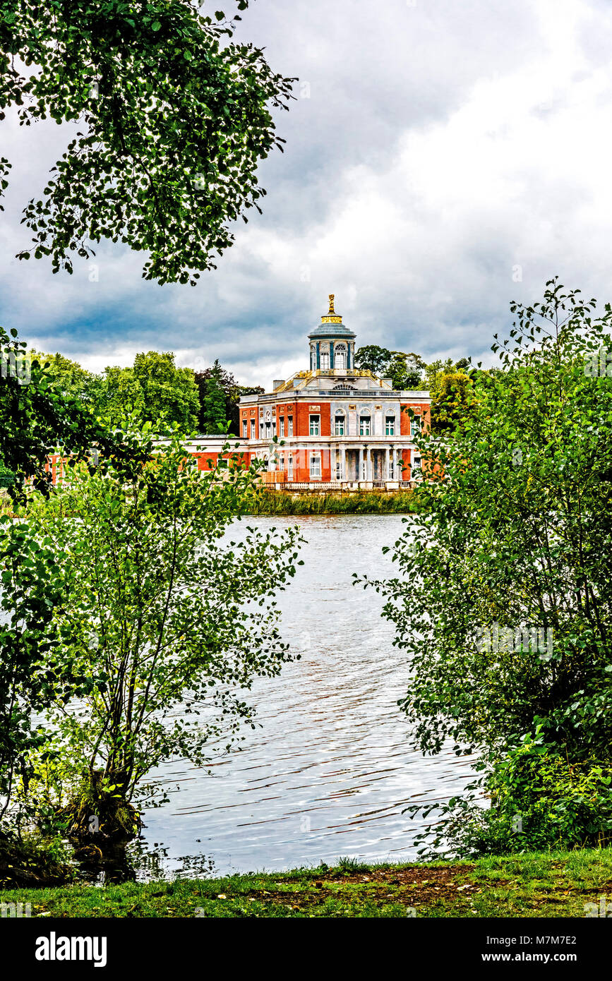 Potsdam (Allemagne), Marmorpalais am Heiligen Voir ; Palais de Marbre, neuer Garten Banque D'Images