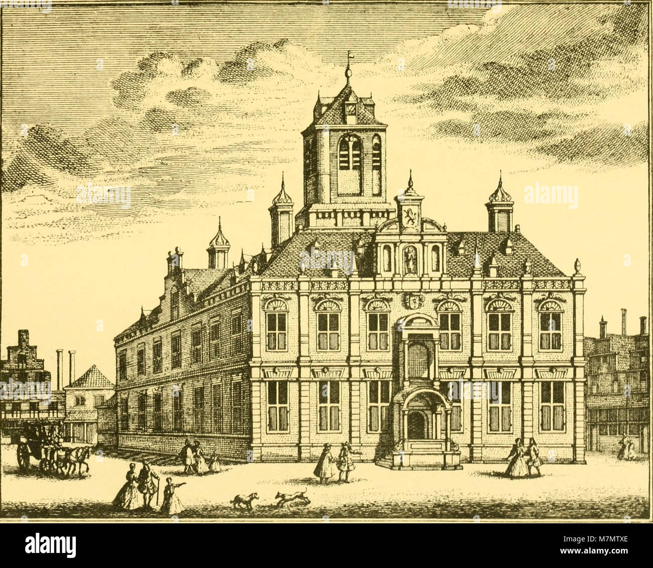 Cette publication de 1932 décrit la vie et l'œuvre d'Antony van Leeuwenhoek, le scientifique néerlandais connu comme le père de la microbiologie, mettant en évidence ses découvertes pionnières en protozoologie et en bactériologie à l'aide de microscopes précoces. Banque D'Images