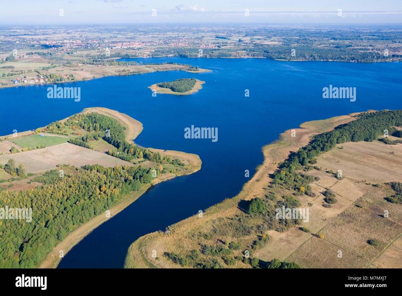 Vue A rienne De Magnifique Paysage De Mazurie Pologne Kocia Island 