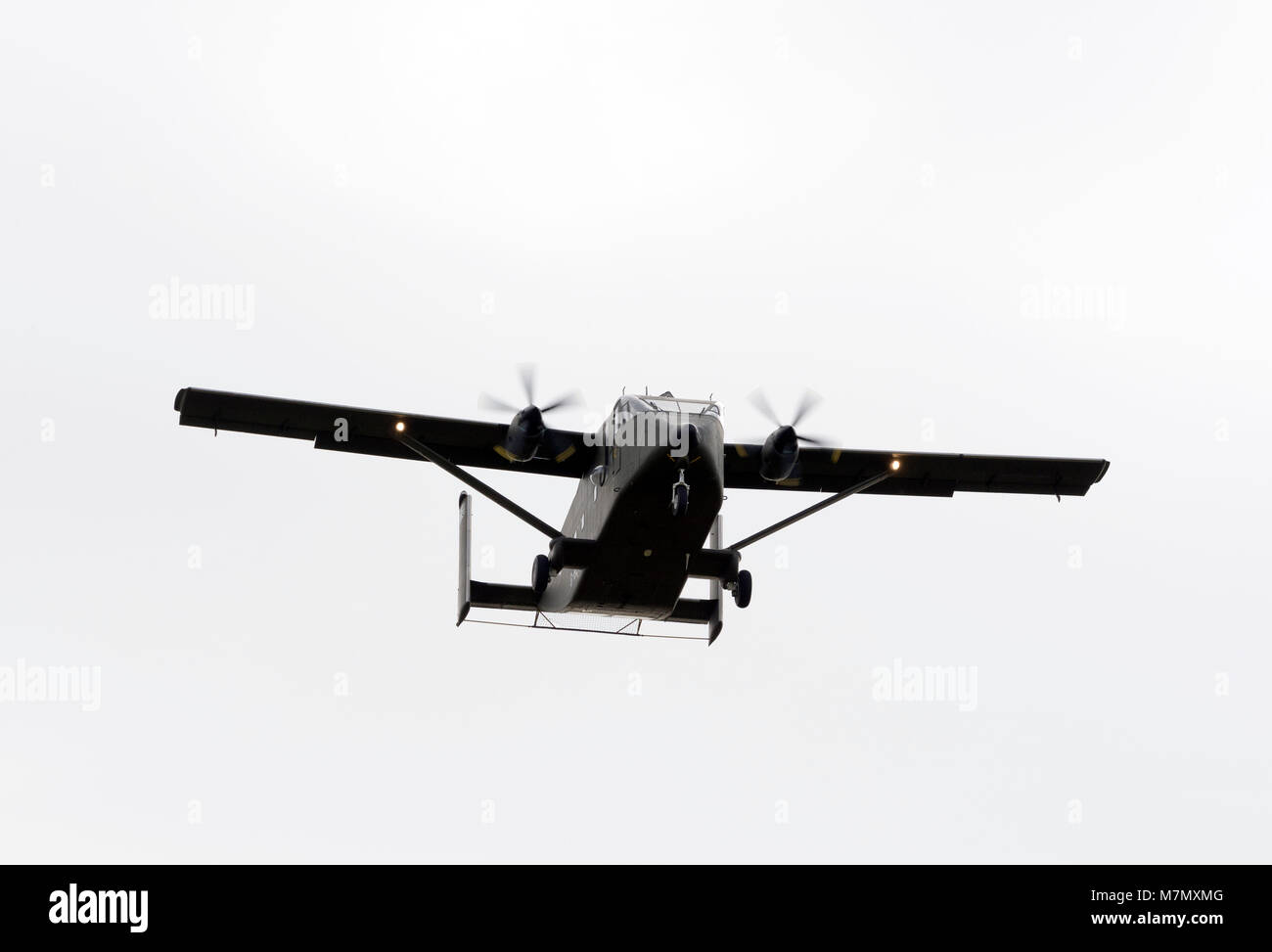 Court-SC.7 Skyvan à Wellesbourne Airfield, Warwickshire, UK (G-BEOL) Banque D'Images