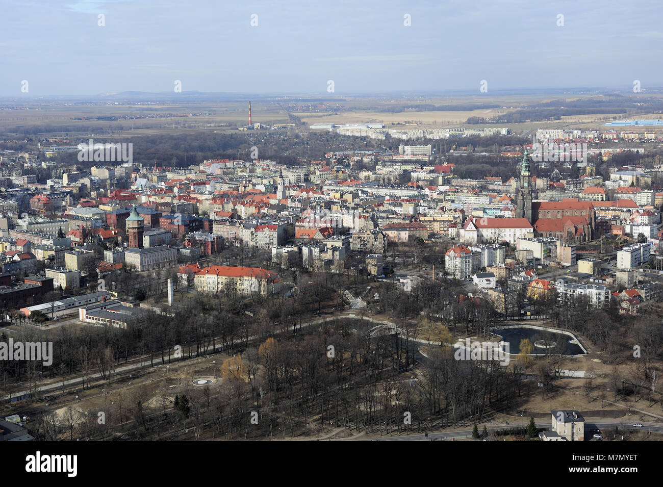 Swidnica, Basse Silésie, dolnyslask, saison, paysage, vieux, ville