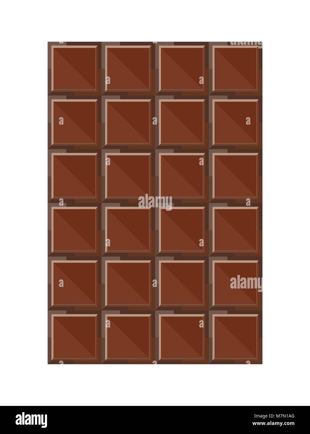 Barre de chocolat vector illustration Illustration de Vecteur