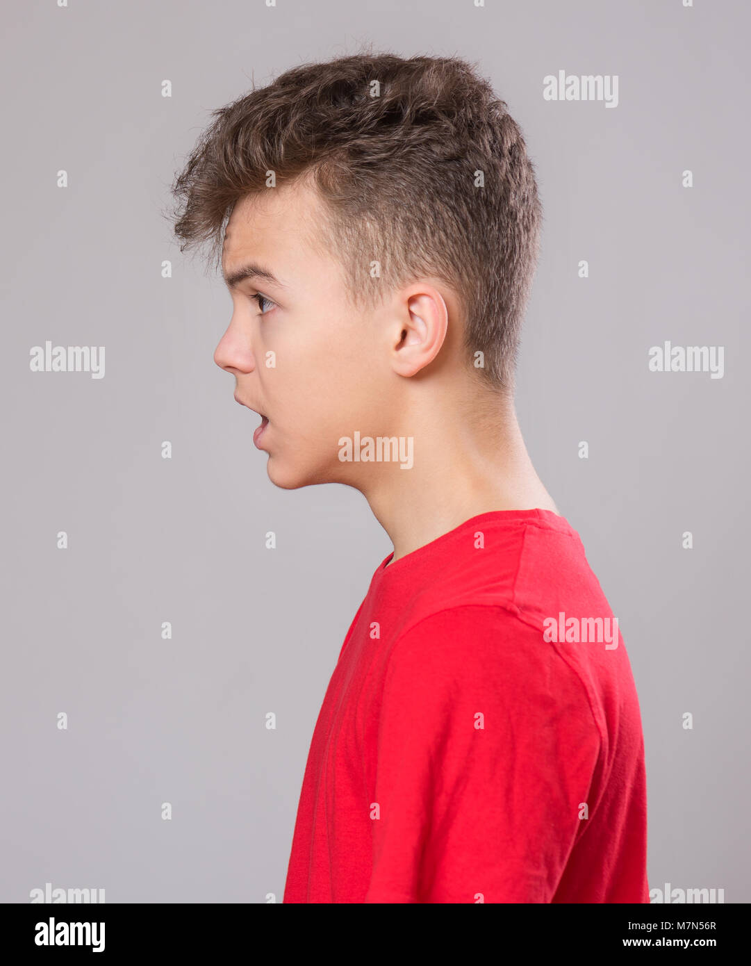 Teen boy portrait Banque D'Images