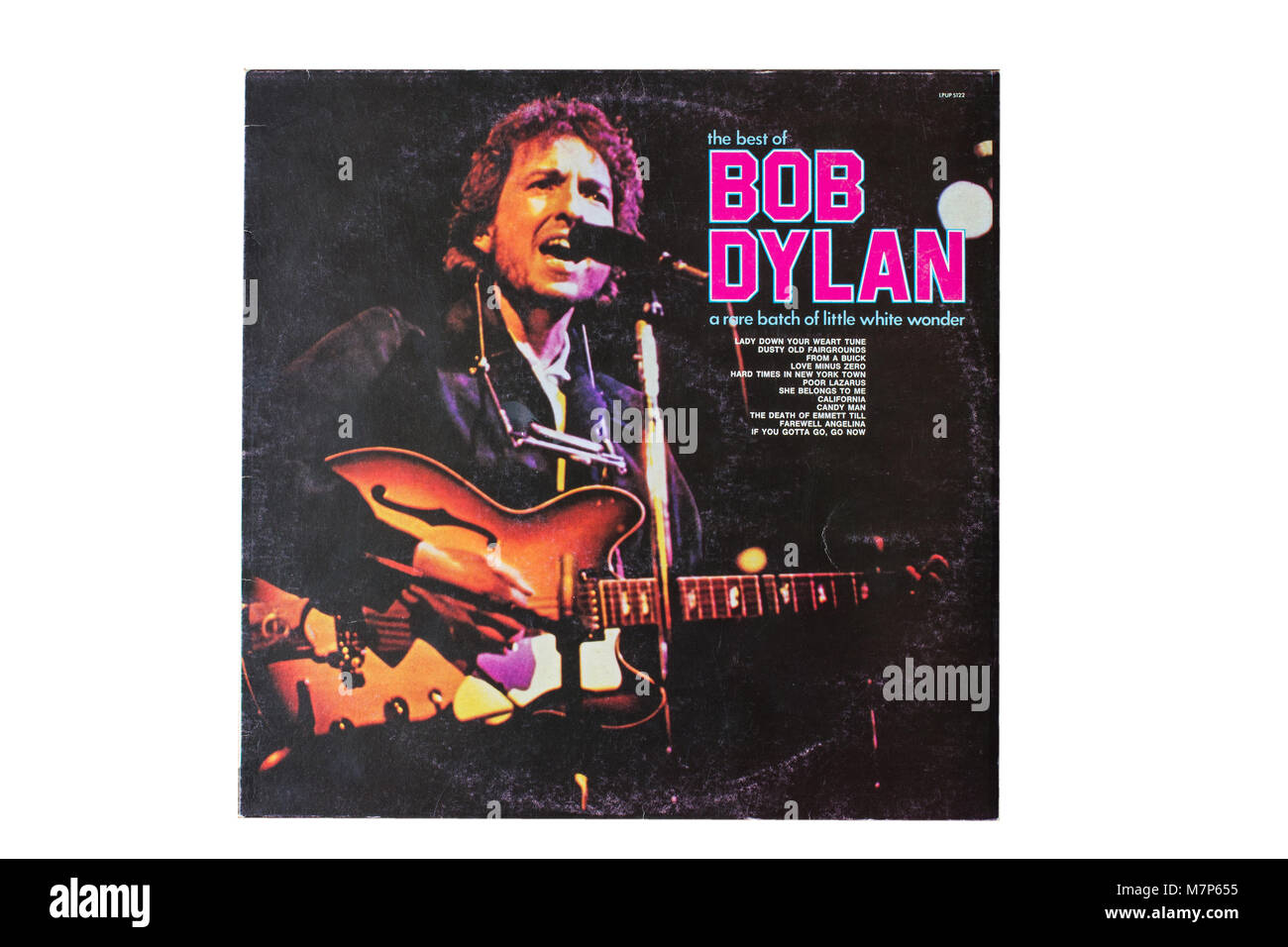 Le meilleur de Bob Dylan, LP couvrir Banque D'Images