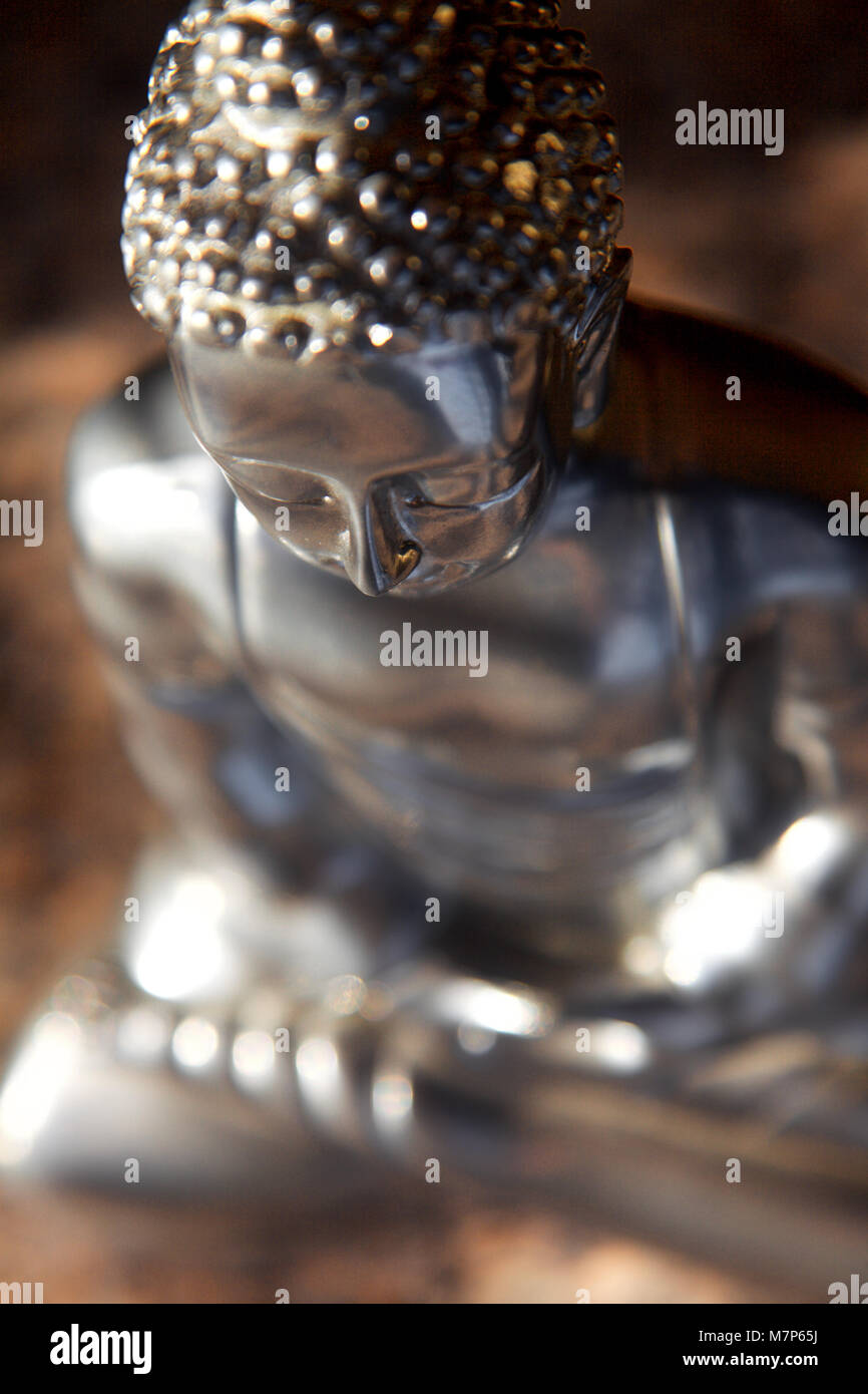 Une statue de Bouddha de la tige au-dessus Banque D'Images