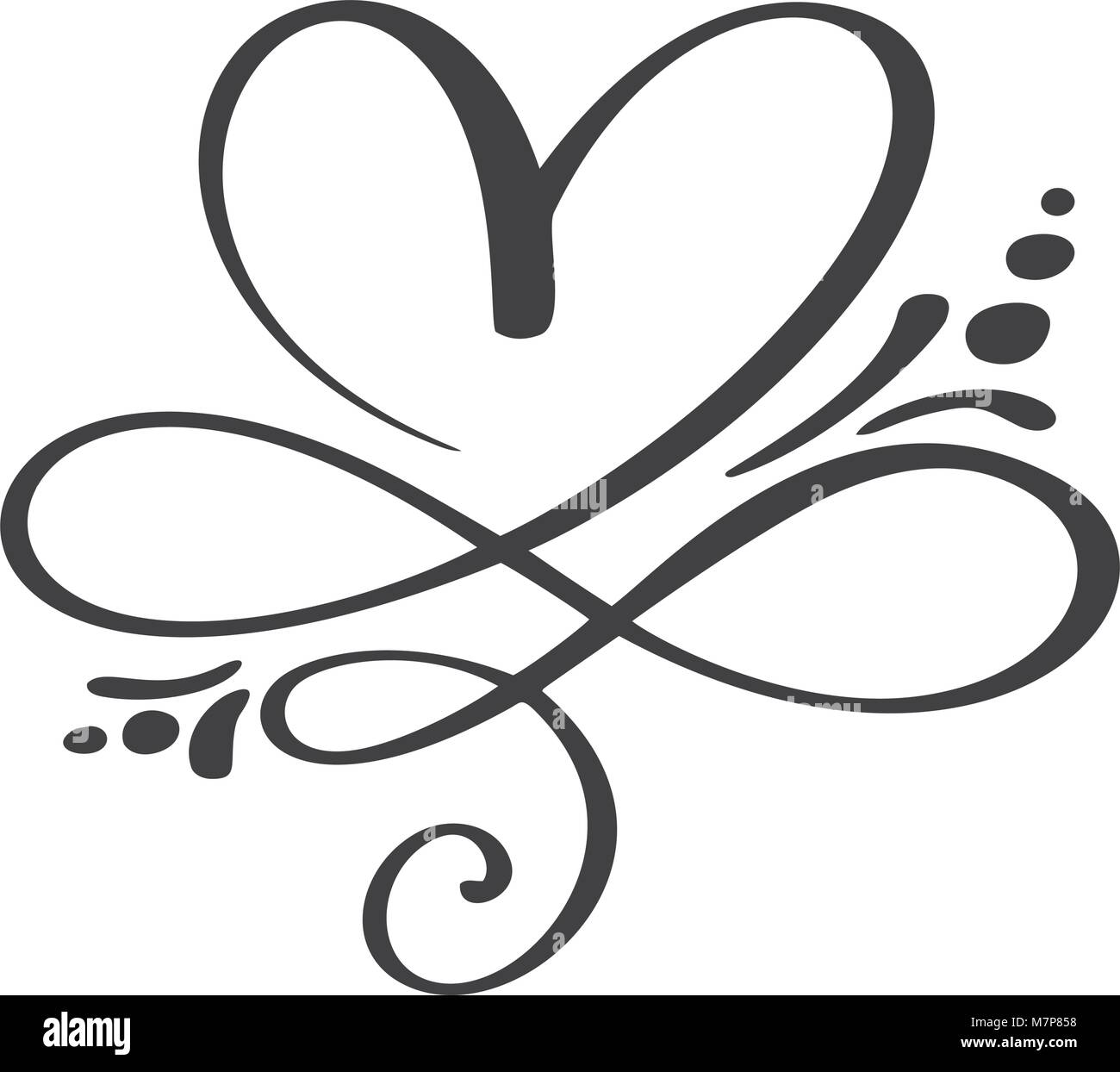 L'amour Infini D'impression Et Logo De Tatouage De Patte. Illustration de  Vecteur - Illustration du noir, élément: 185138447