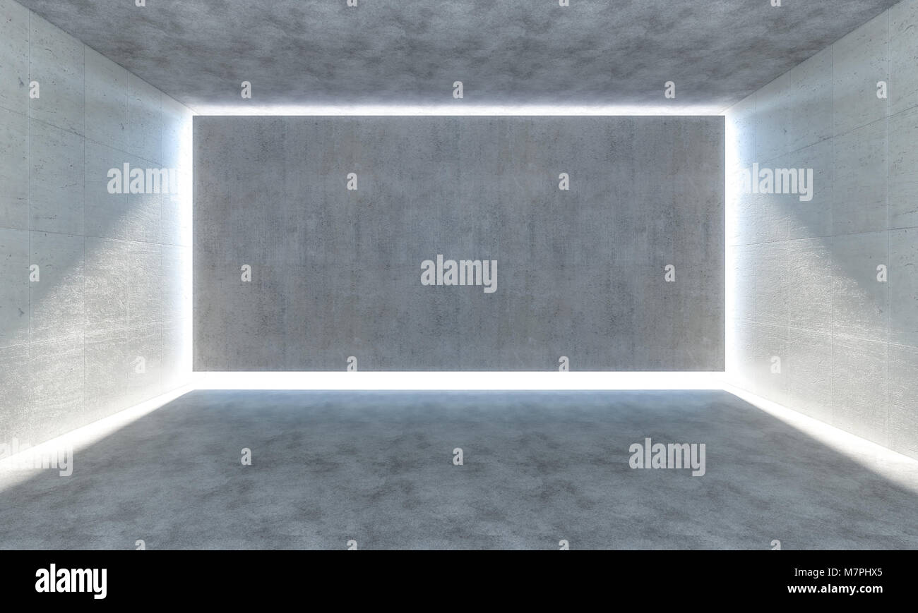 L'intérieur et à l'abstrait effet de lumière solaire naturel de l'image de rendu 3D Banque D'Images