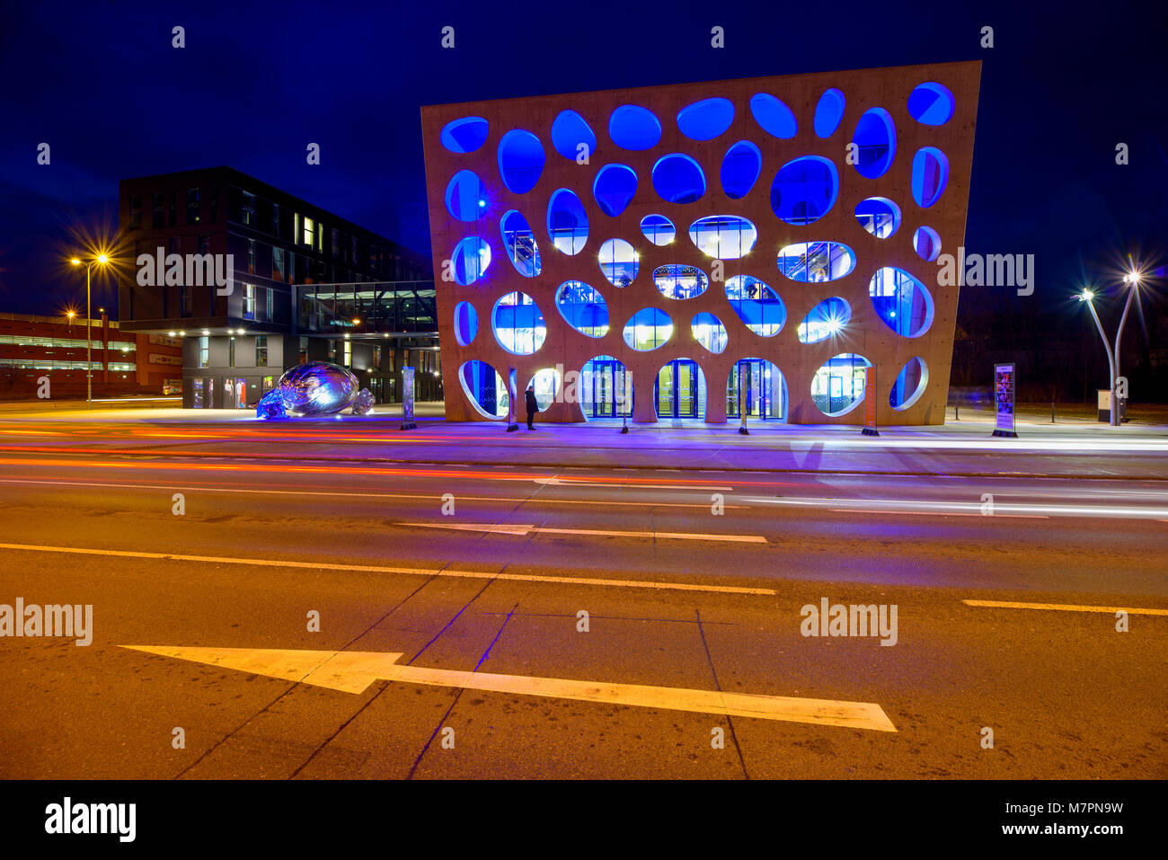 Nouveau Théâtre de Pilsen (Plzen) Bâtiment Banque D'Images