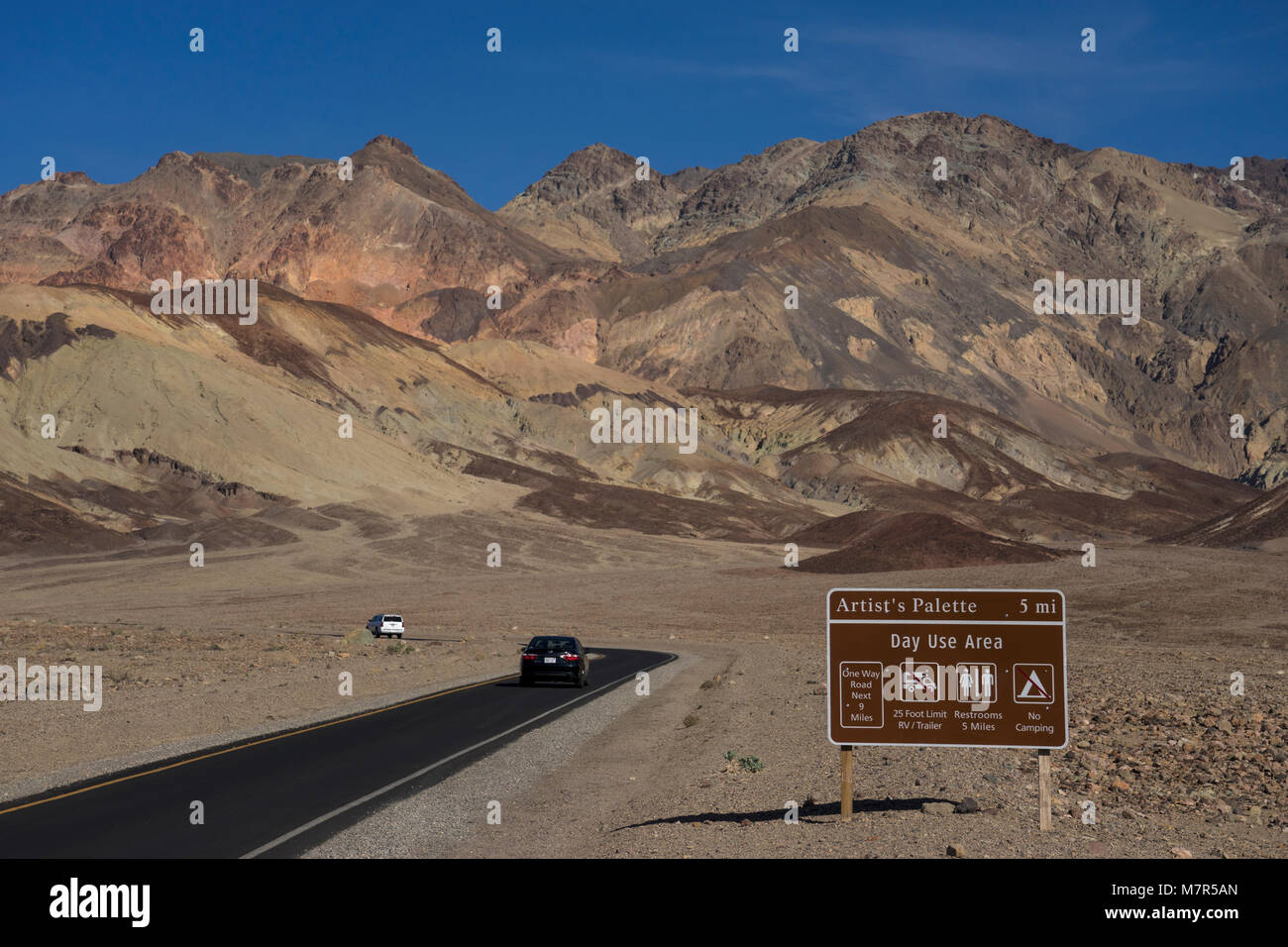 Palette d'artistes,de Death Valley National Park, California, United Staes Banque D'Images