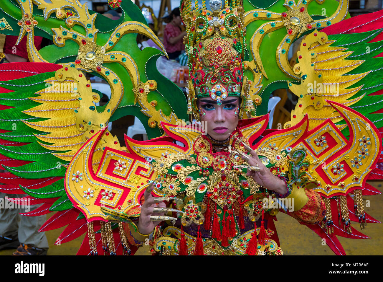 Singapour - Dec 24 : Participant à la Chingay Parade à Singapour le 24 février 2018. La Chingay Parade annuelle et il fait partie de la Banque D'Images