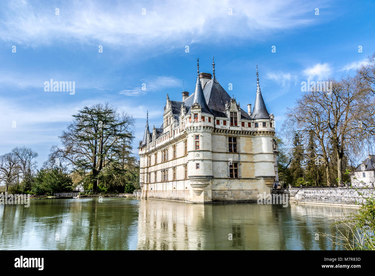 Château d'Azay-le-Rideau Banque D'Images