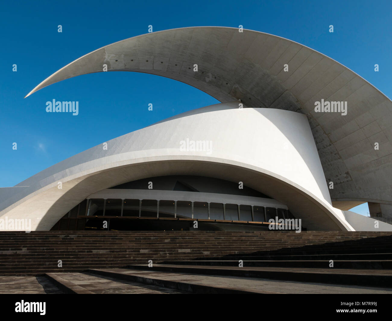 L'Auditorium de Ténérife (Auditorio de Tenerife) Santa Cruz de Tenerife, Tenerife, Espagne. Banque D'Images