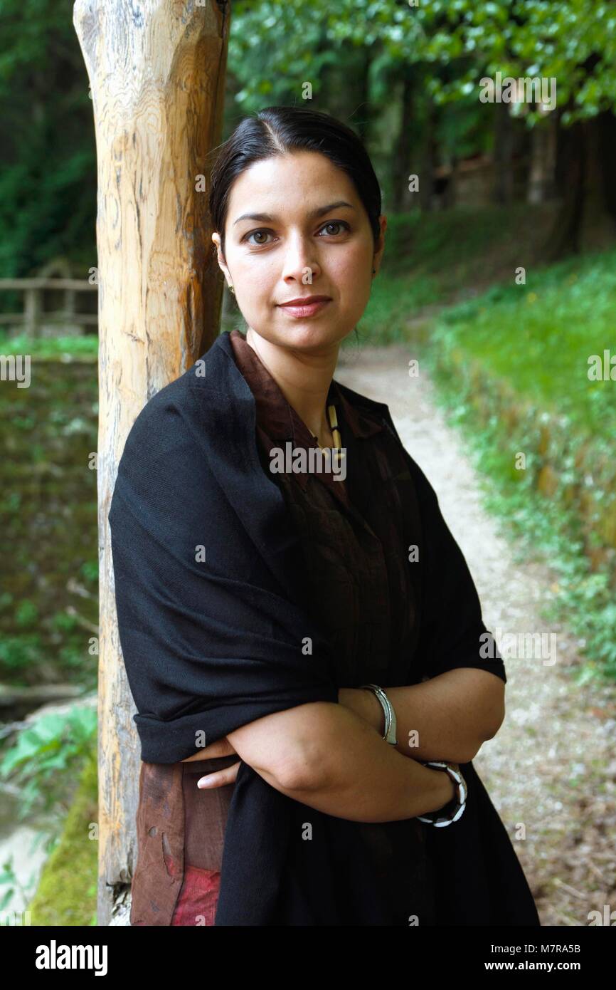 L'écrivain américain indien Jhumpa Lahiri à Florence, Italie Photo © Gerardo Gazia/Sintesi/Alamy Stock Photo Banque D'Images