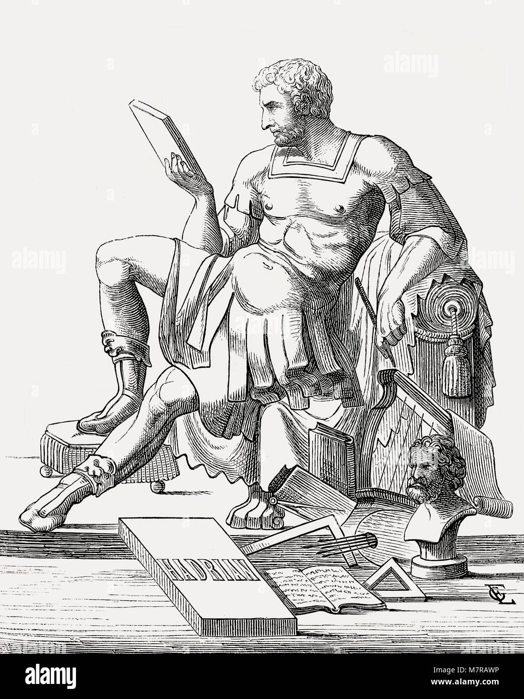 Publius aelius traianus hadrianus augustus Banque de photographies et d ...