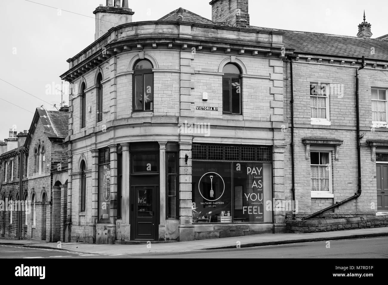 La maquette du village de Saltaire, Bradford, West Yorkshire, Angleterre Banque D'Images