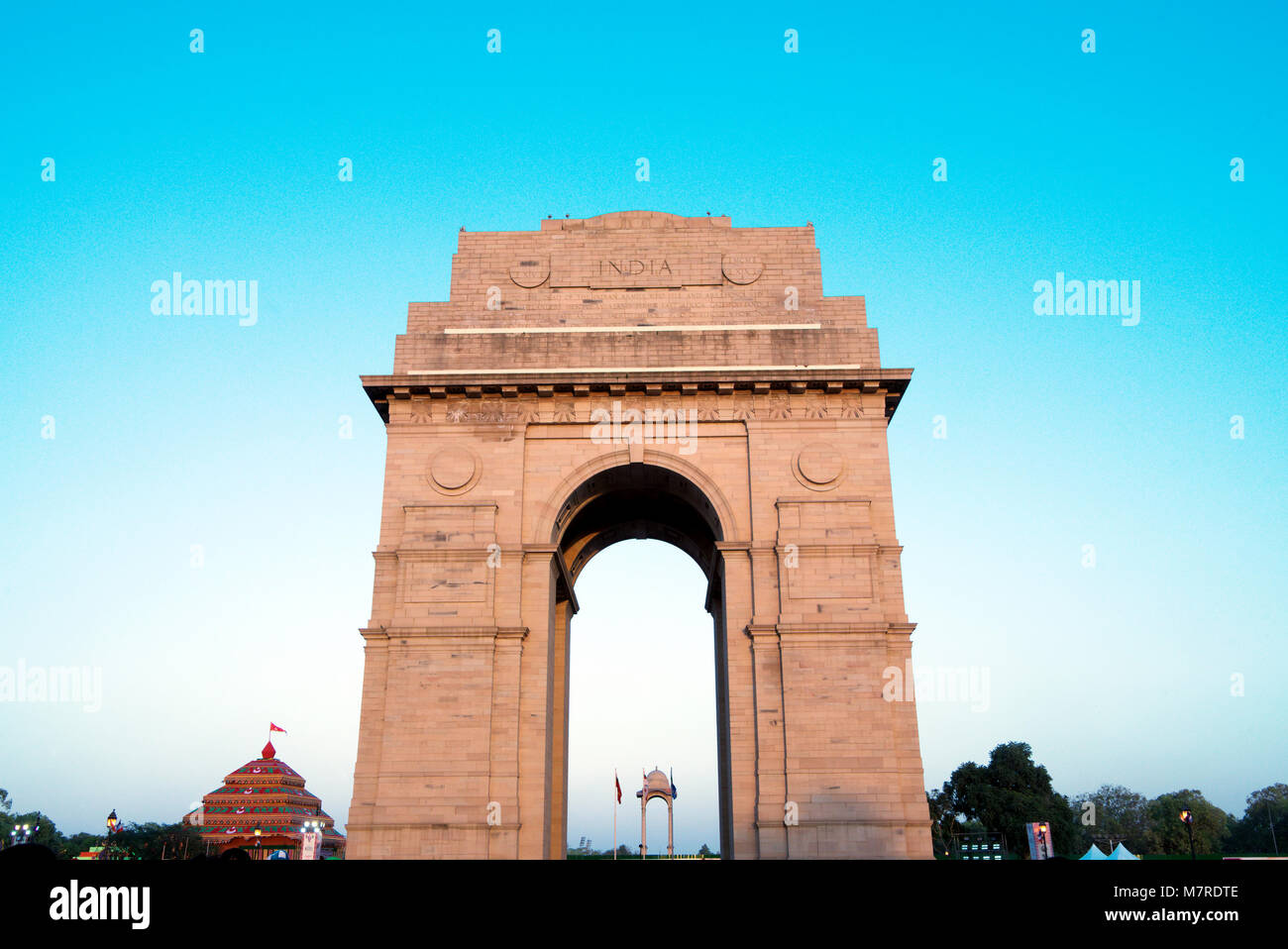 La porte de l'Inde, New Delhi Banque D'Images