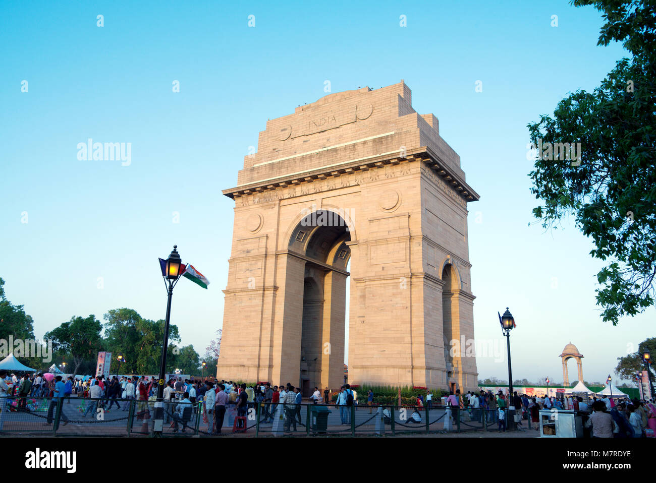 La porte de l'Inde, New Delhi Banque D'Images