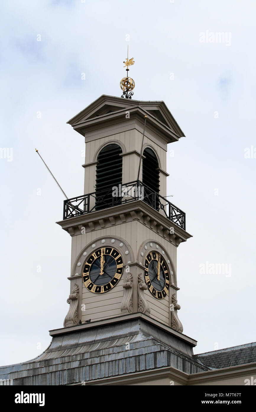 Pays-bas,South Holland,Dordrecht , juin 2016 : Détail de l'hôtel de ville historique Banque D'Images