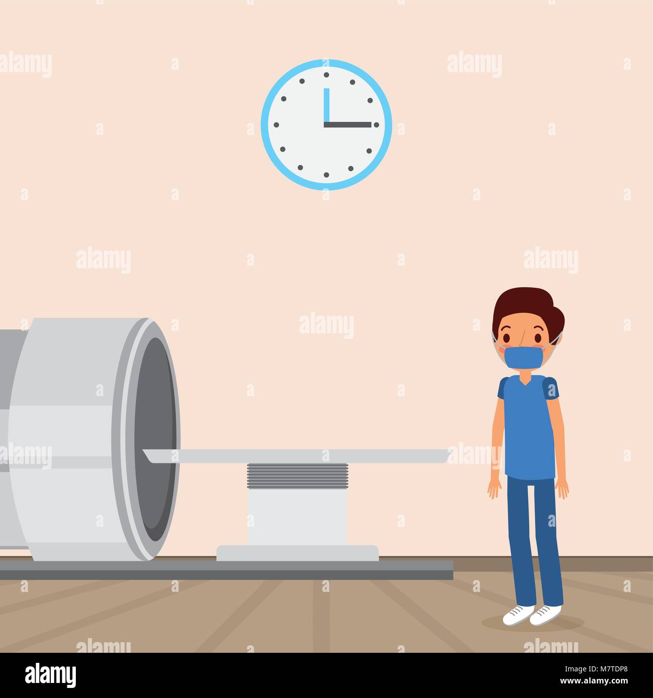 Le personnel médical cartoon Illustration de Vecteur