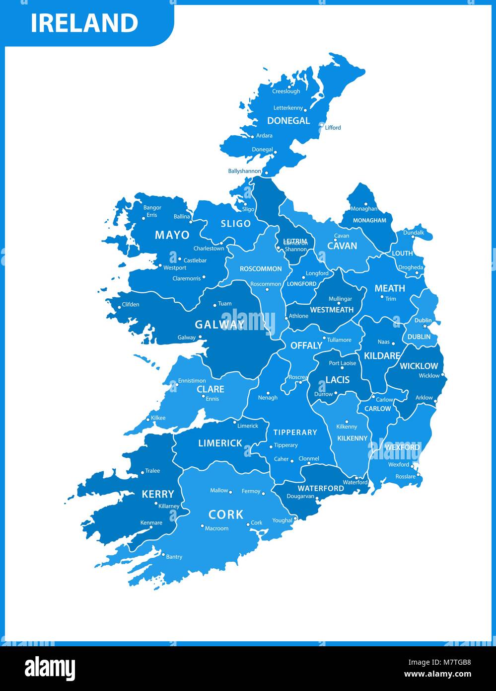 Carte Vectorielle Detaillee D Irlande Et Capitale Dublin Image Vectorielle Stock Alamy Carte Vectorielle Detaillee D Irlande Et Capitale Dublin Image Vectorielle Stock Alamy