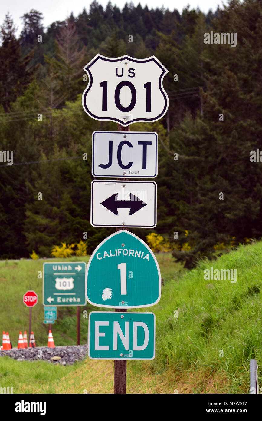 La route US 1 Banque D'Images