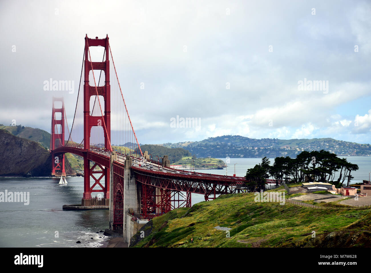 Golden Gate Bridge, San Francisco Banque D'Images