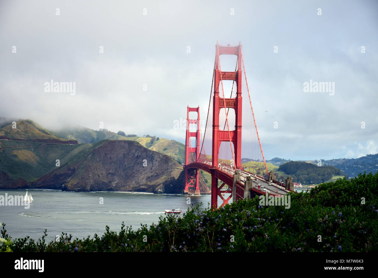 Golden Gate Bridge, San Francisco Banque D'Images