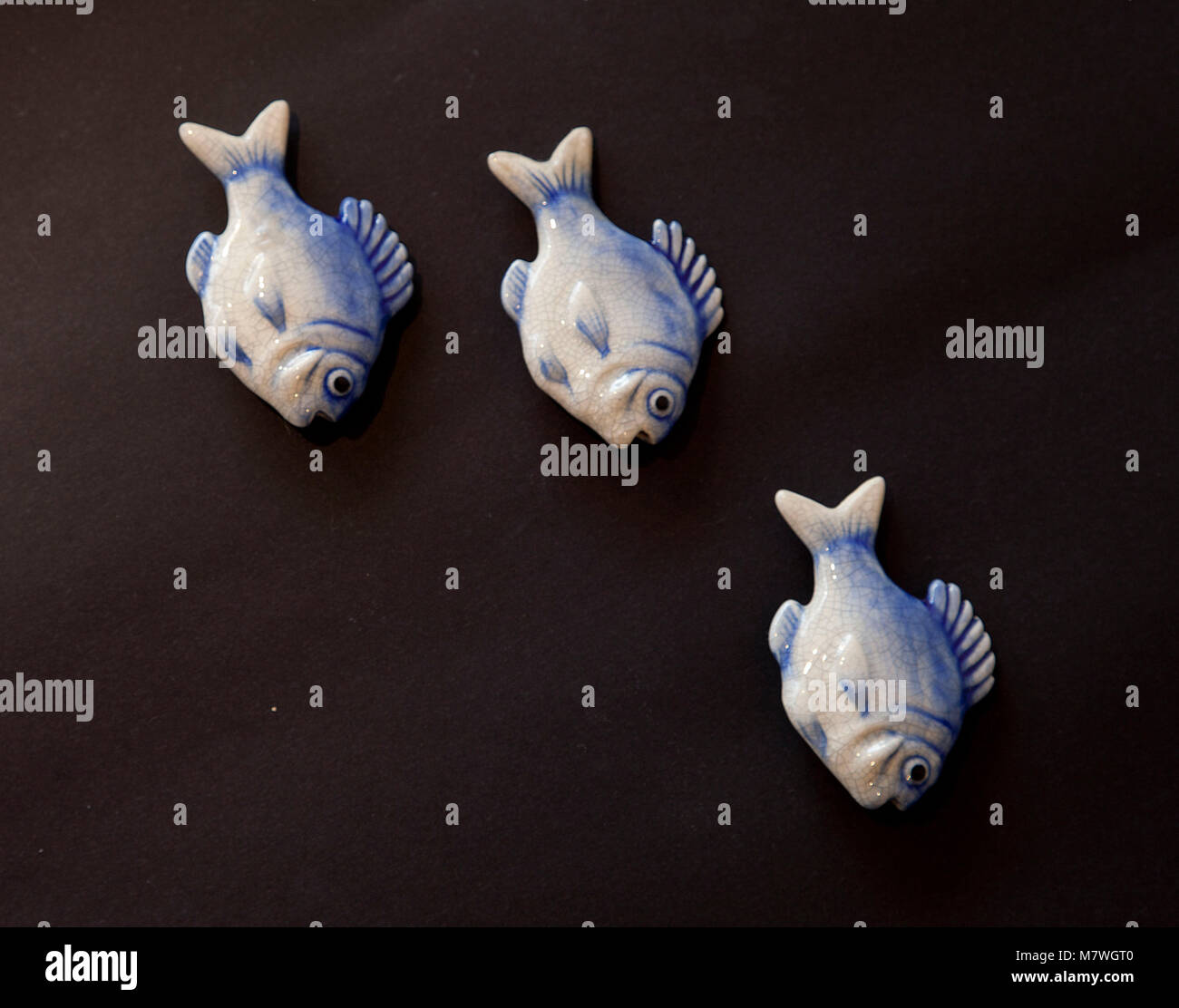 Poisson en céramique Banque D'Images