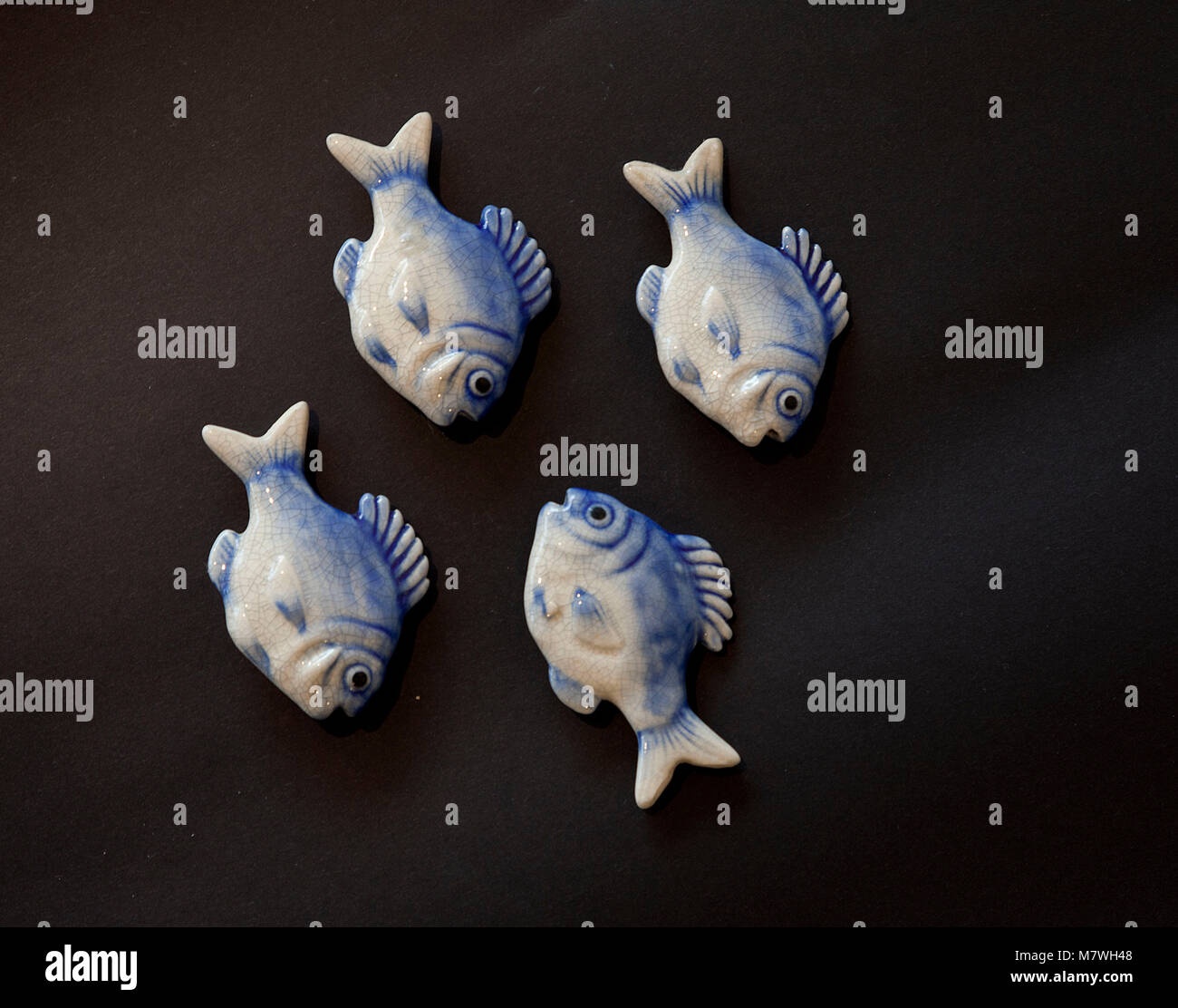 Poisson en céramique Banque D'Images