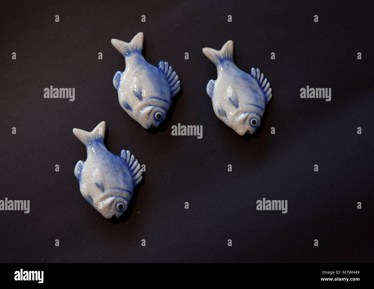 Poisson en céramique Banque D'Images