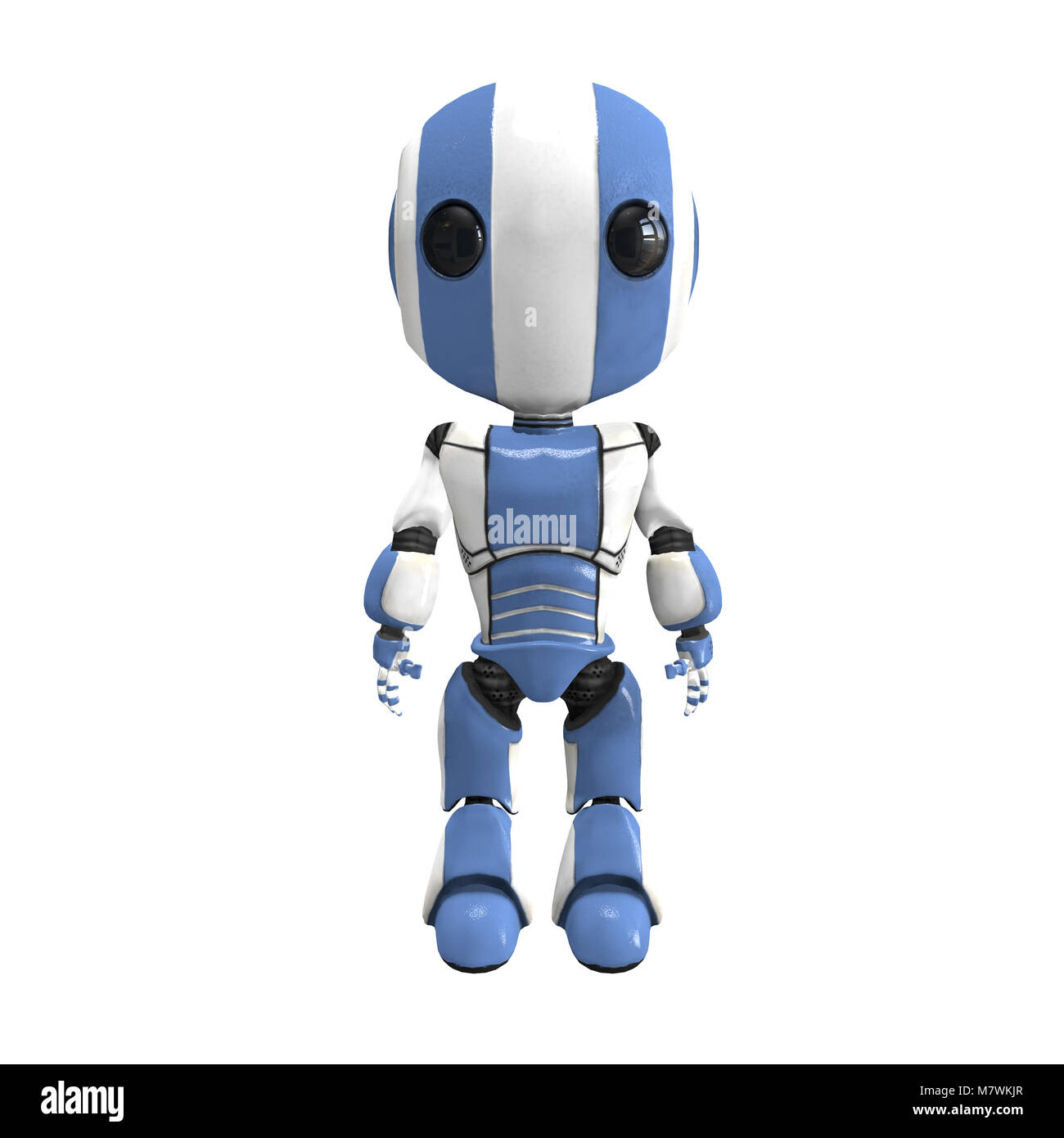 Robot 3d de l'article. Banque D'Images