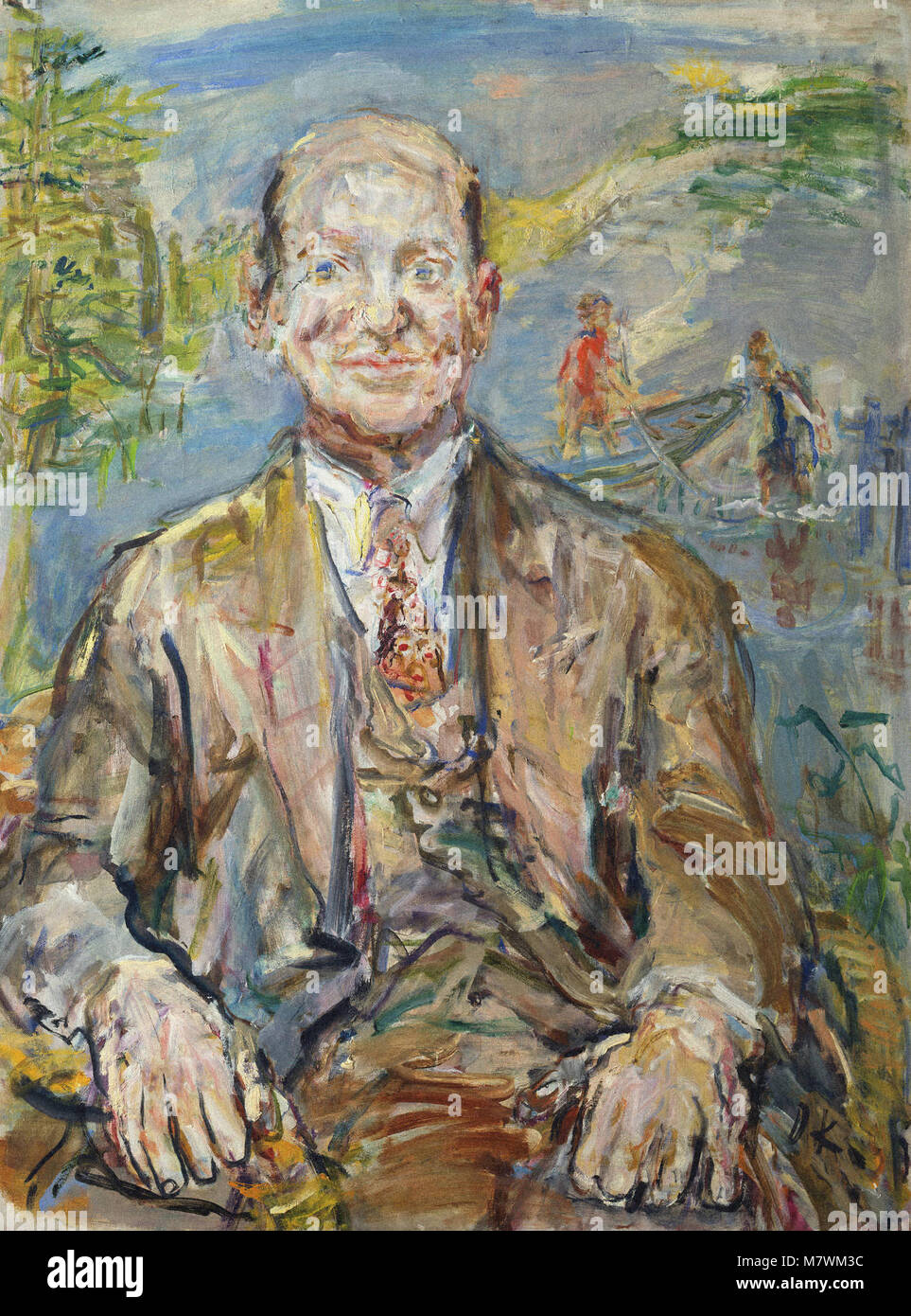 Oskar Kokoschka - Henry Pearlman 1948 Banque D'Images
