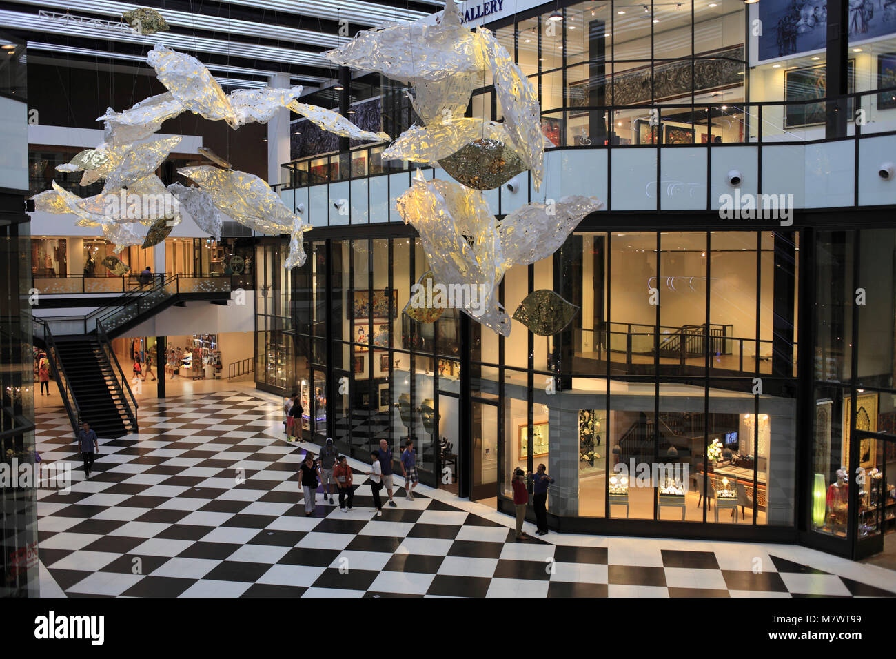La Thaïlande, Bangkok ; River City Shopping Mall, de l'intérieur, Banque D'Images