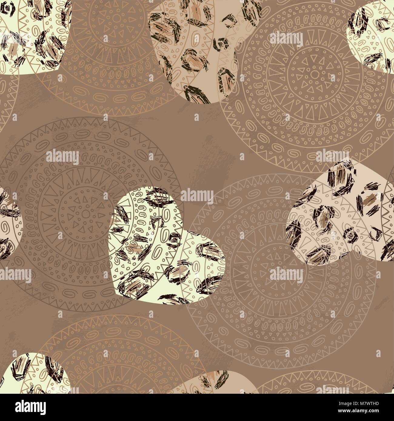 Pour imprimer avec de l'abstrait graphique. Peau de Léopard. Coeur de vecteur de fond transparent. Fond d'écran Jaguar. Animal de l'Afrique. La texture de la fourrure Illustration de Vecteur