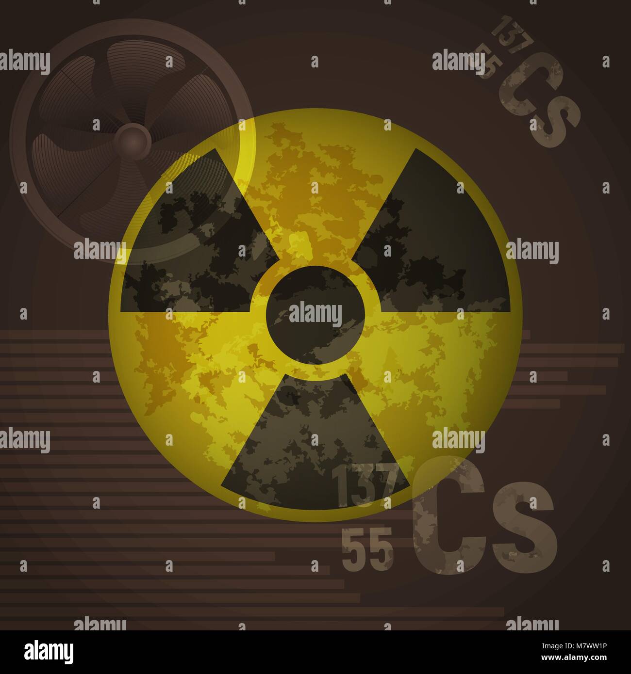 Element cesium 137 Banque d'images vectorielles Alamy