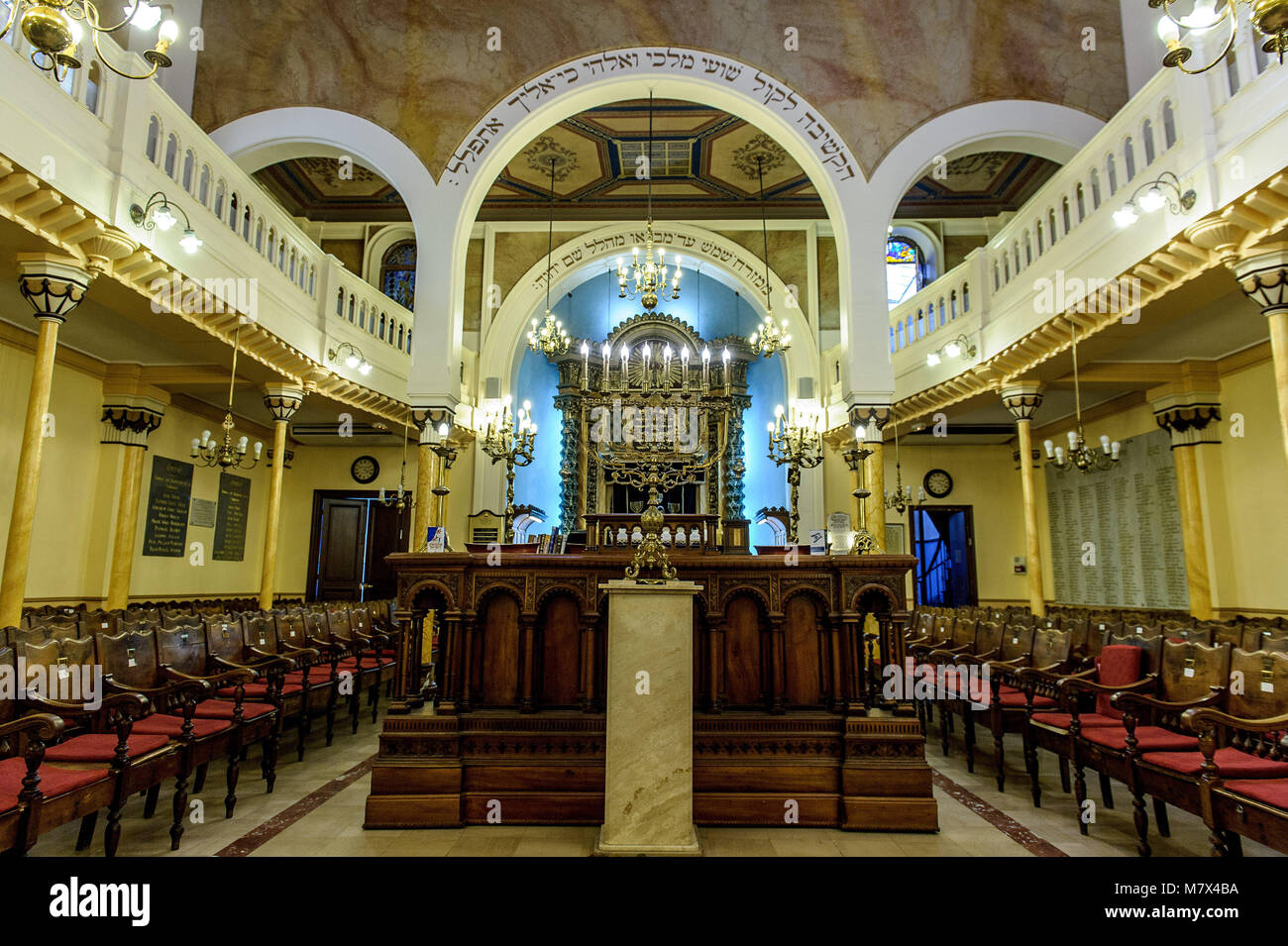 Nice (sud-est de la France, Côte d'Azur) : la Grande Synagogue Banque D'Images