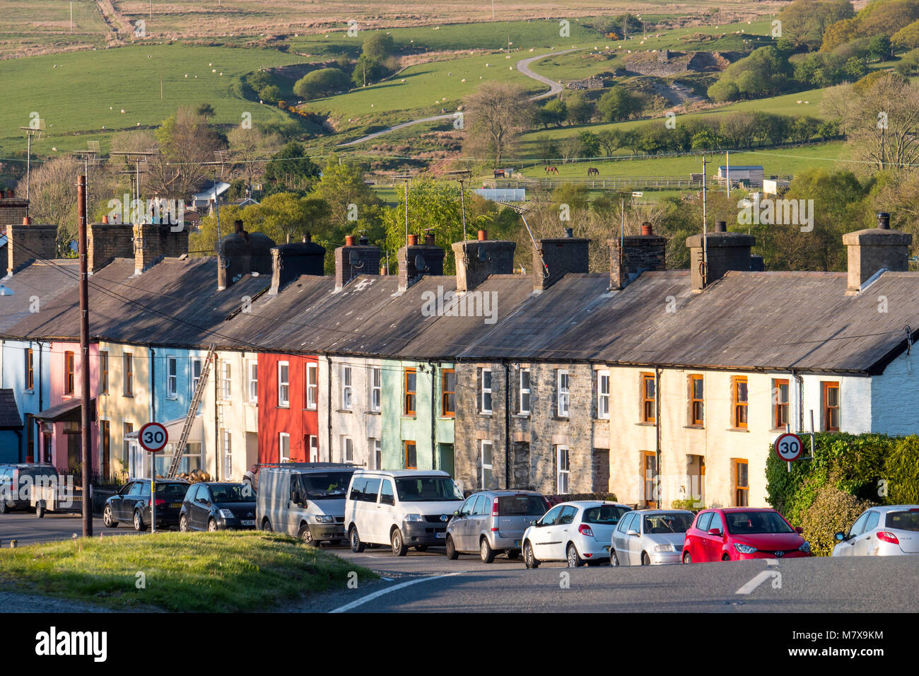 Pontrhydfendigaid Ystrad Meurig Ceredigion Pays de Galles Banque D'Images