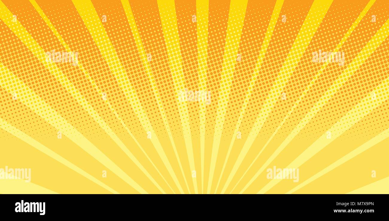 Lever de soleil orange abstract background Illustration de Vecteur