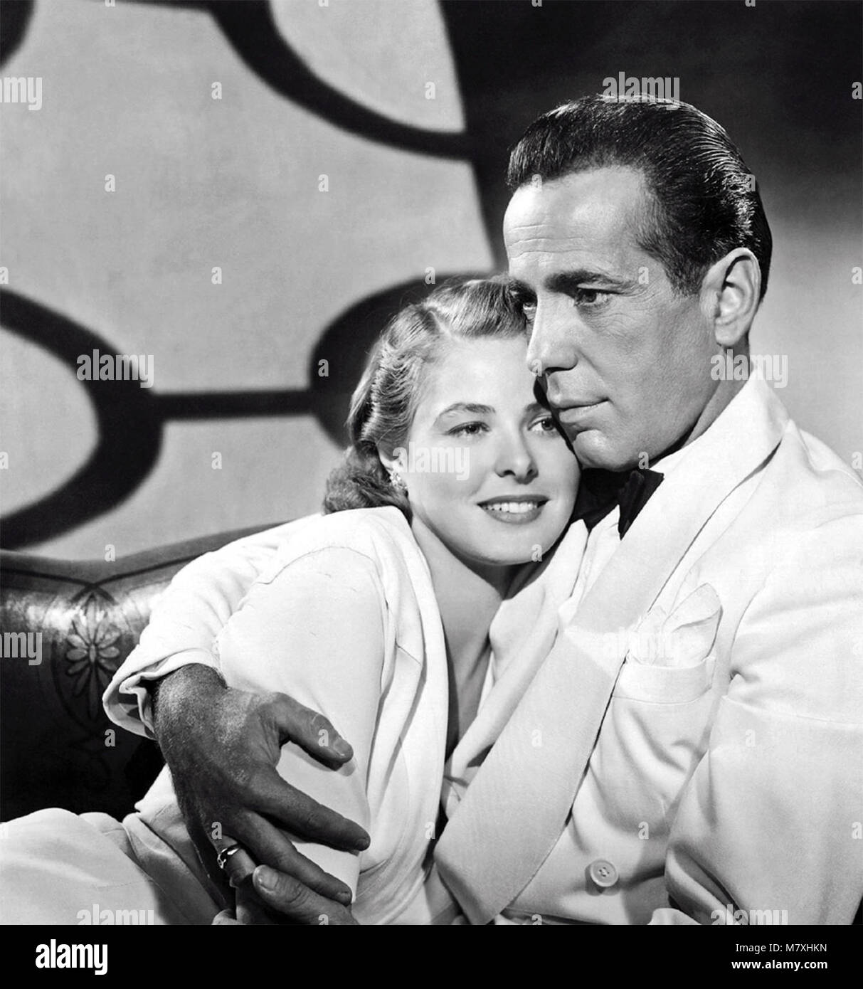 CASABLANCA 1942 Warner Bros film avec Ingrid Bergman et Humphrey Bogart Banque D'Images