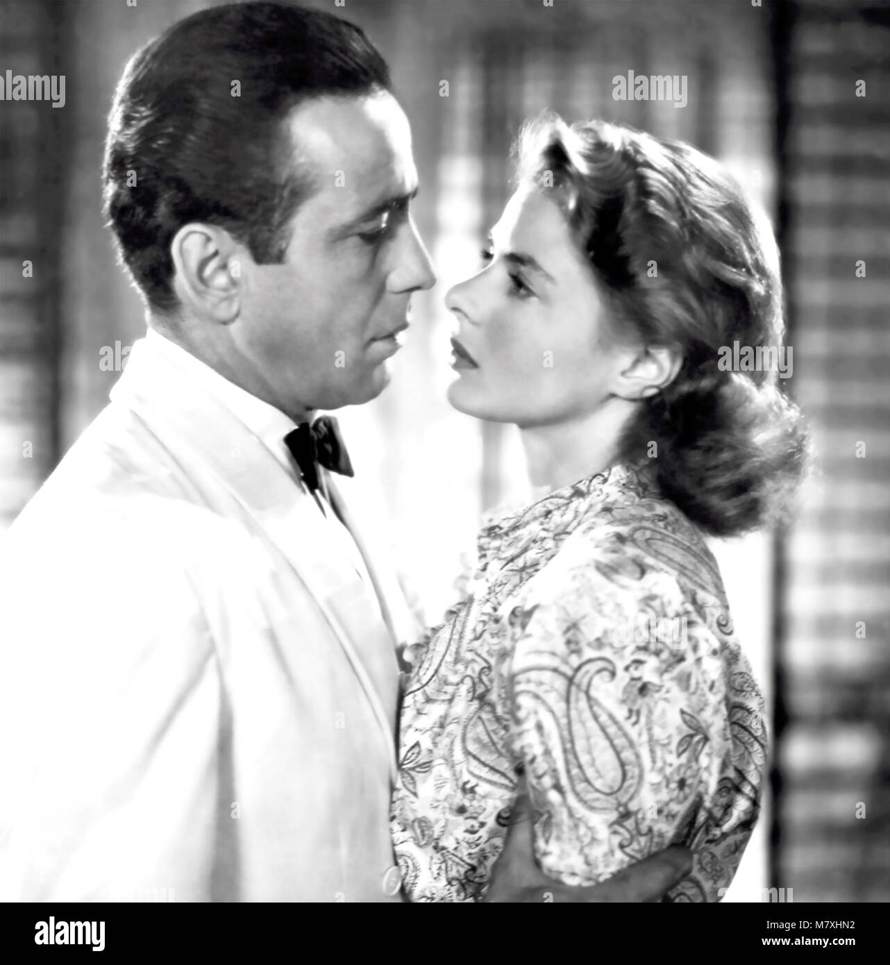 CASABLANCA 1942 Warner Bros film avec Ingrid Bergman et Humphrey Bogart Banque D'Images