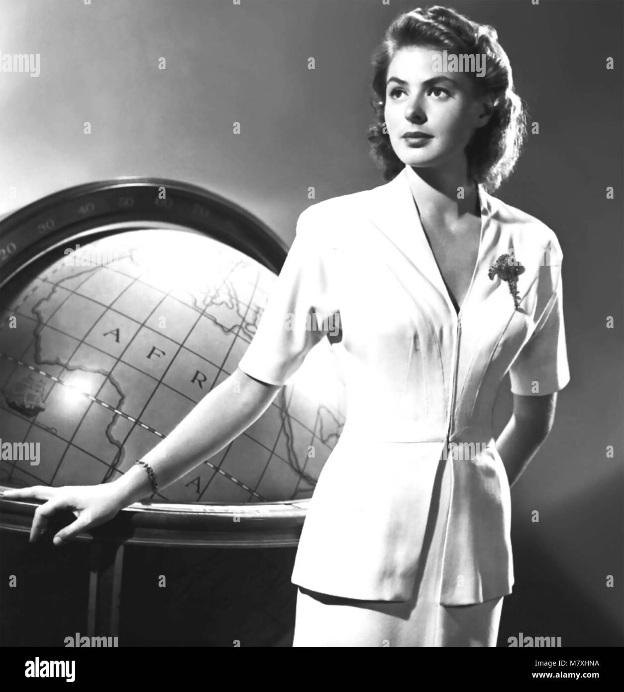 CASABLANCA 1942 Warner Bros film avec Ingrid Bergman Banque D'Images