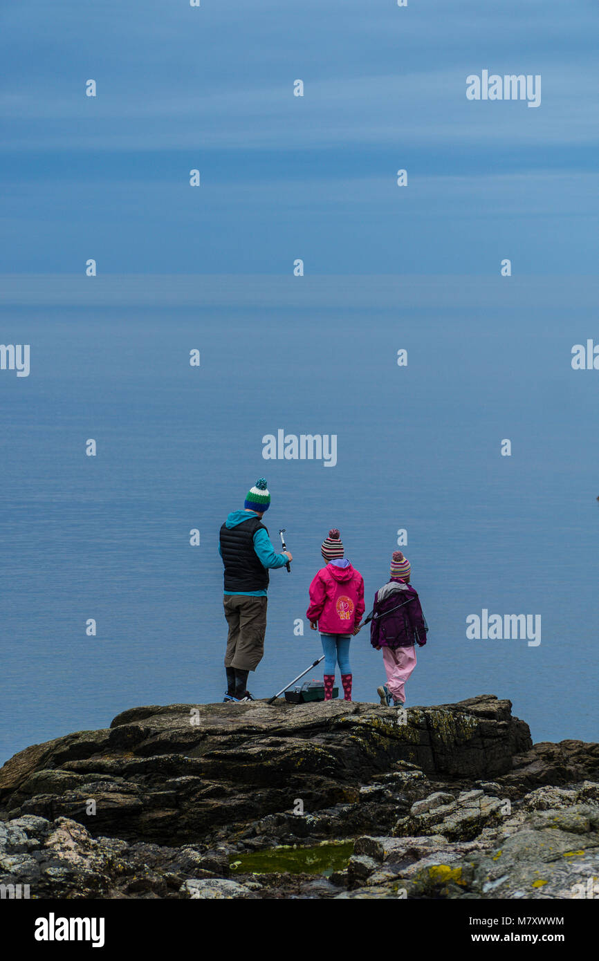 Bornholm est une petite île danoise dans la mer Baltique à l'est de la Suède Banque D'Images